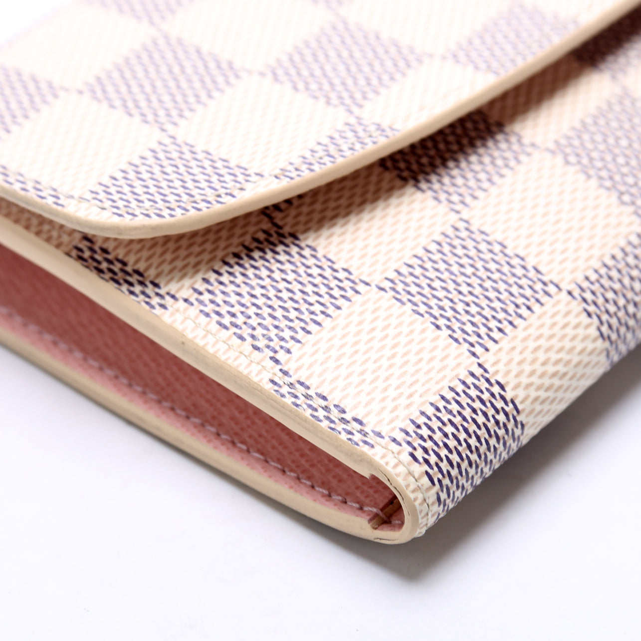 Emilie Wallet Damier Azur Newer