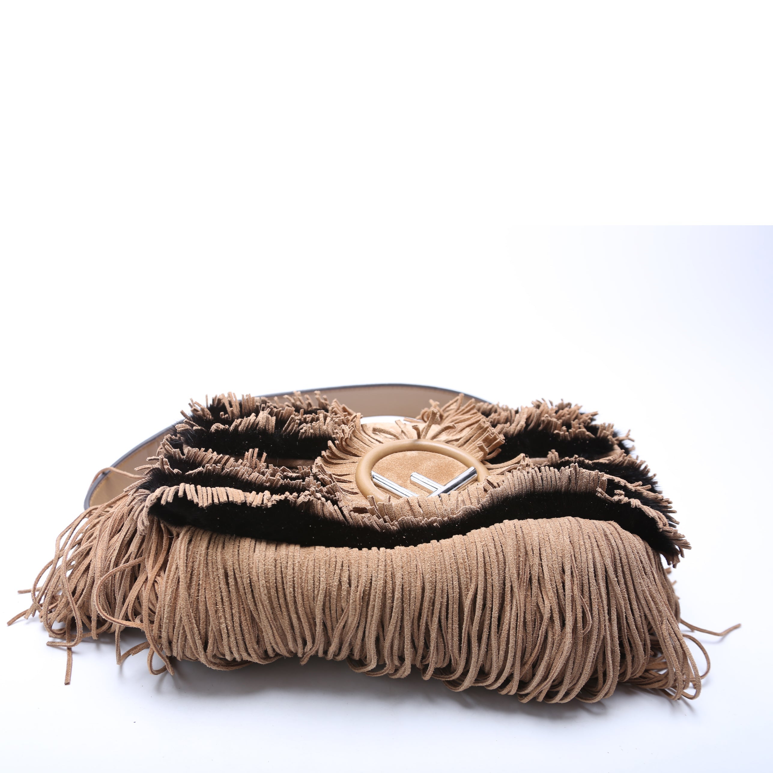 Baguette Fur/Suede Fringe