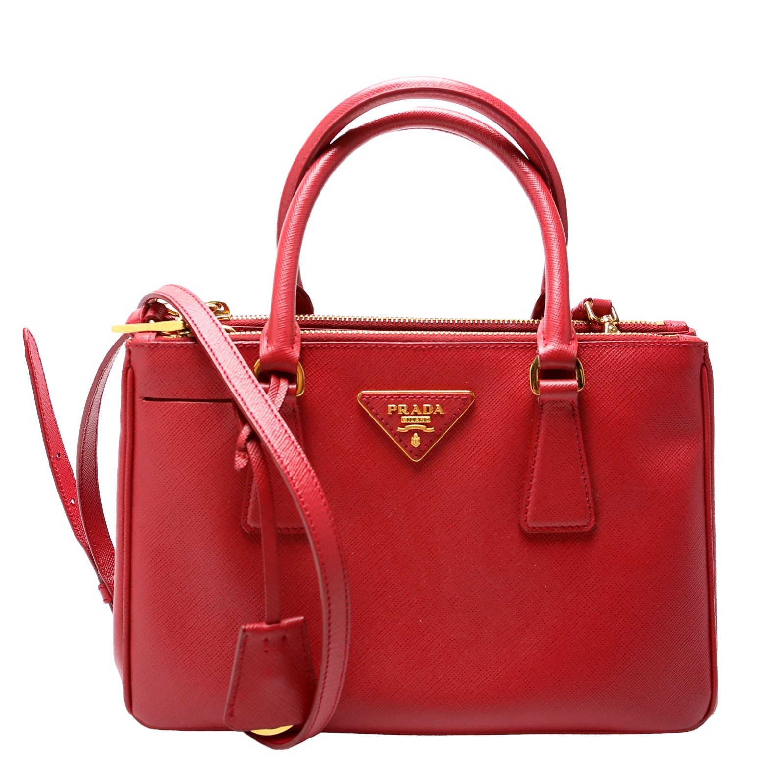 Saffiano Galleria Small Red