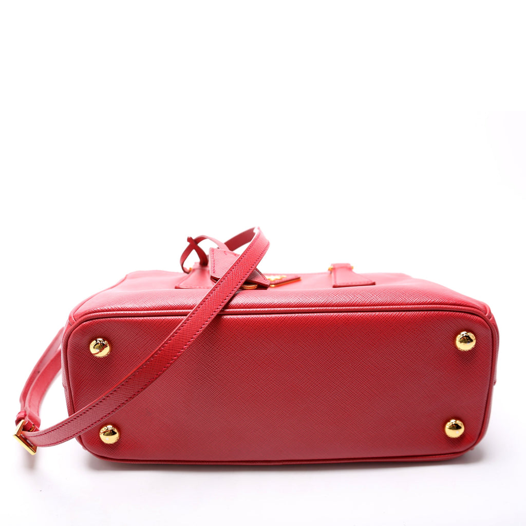 Saffiano Galleria Small Red