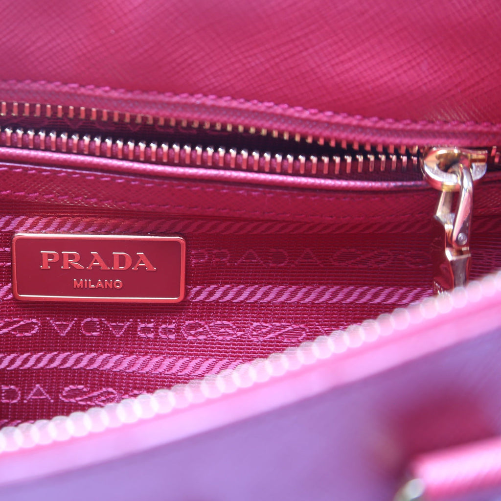 Saffiano Galleria Small Red