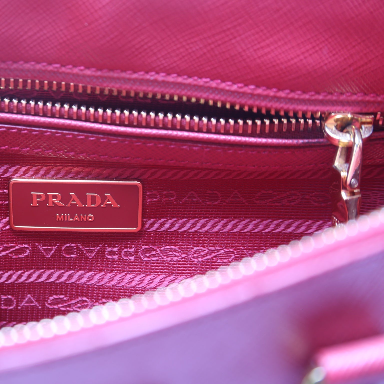 Saffiano Galleria Small Red
