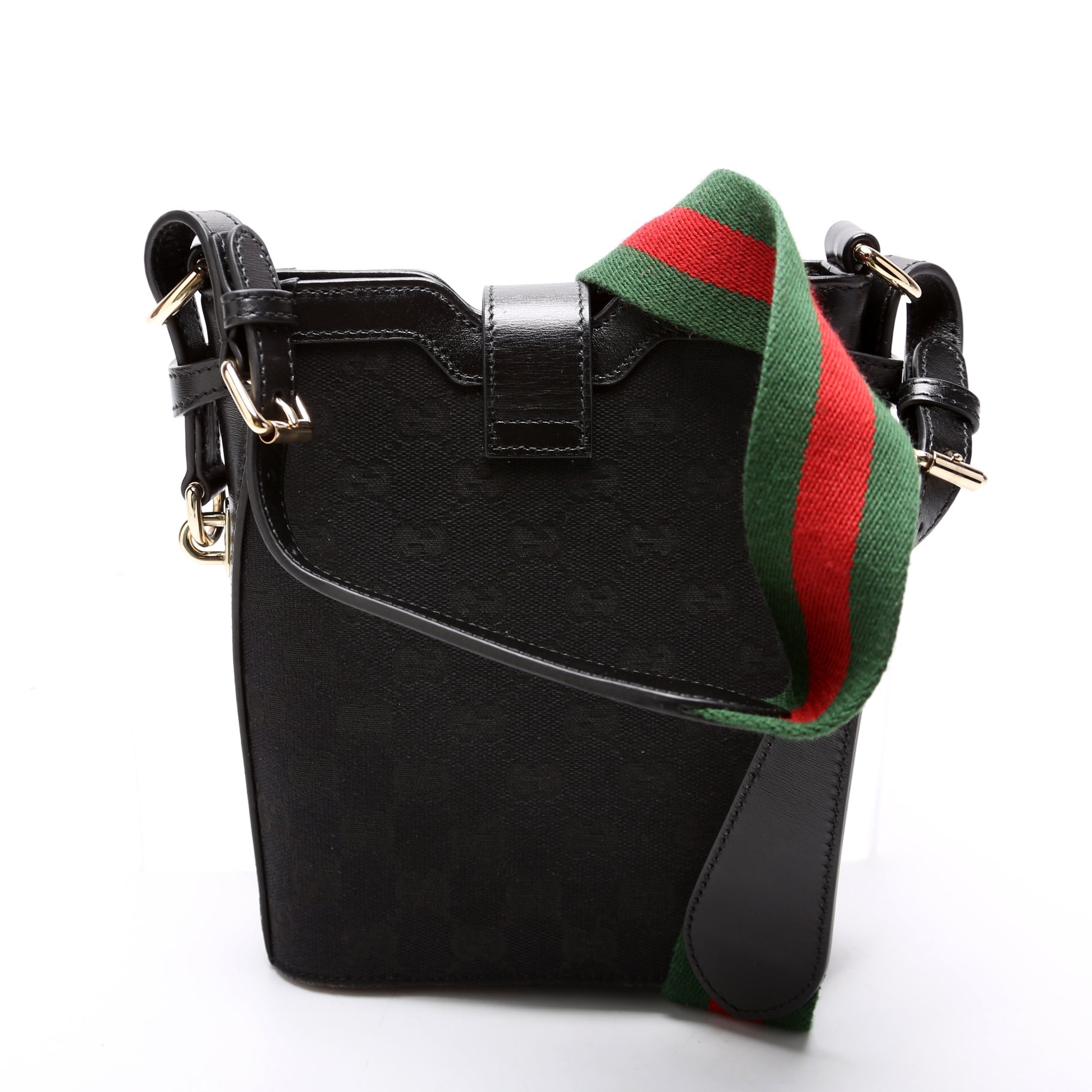 Gucci Gucci Canvas Mini Bucket Shoulder Bag