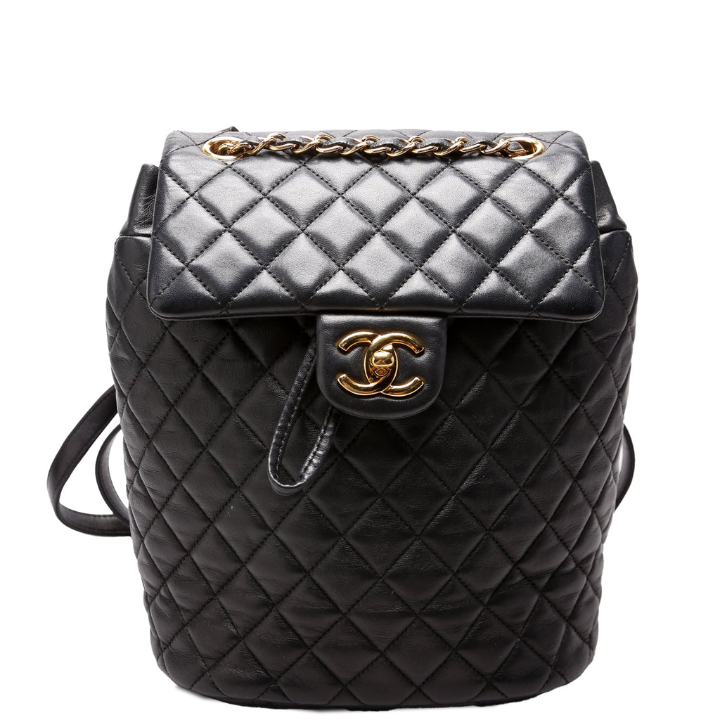 Urban Spirit Backpack Small Lambskin Black