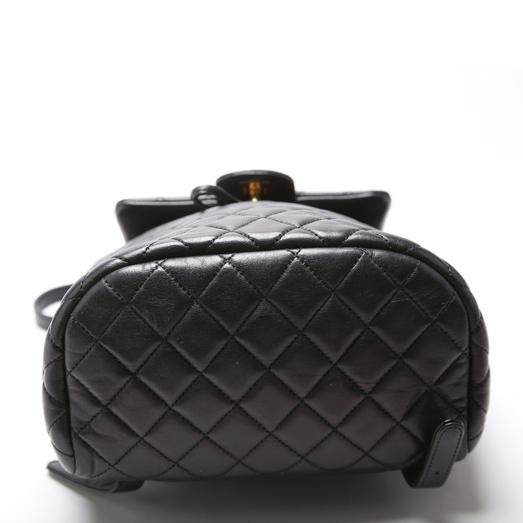 Urban Spirit Backpack Small Lambskin Black