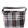 Nova Check Pouch Leather/Nylon Black