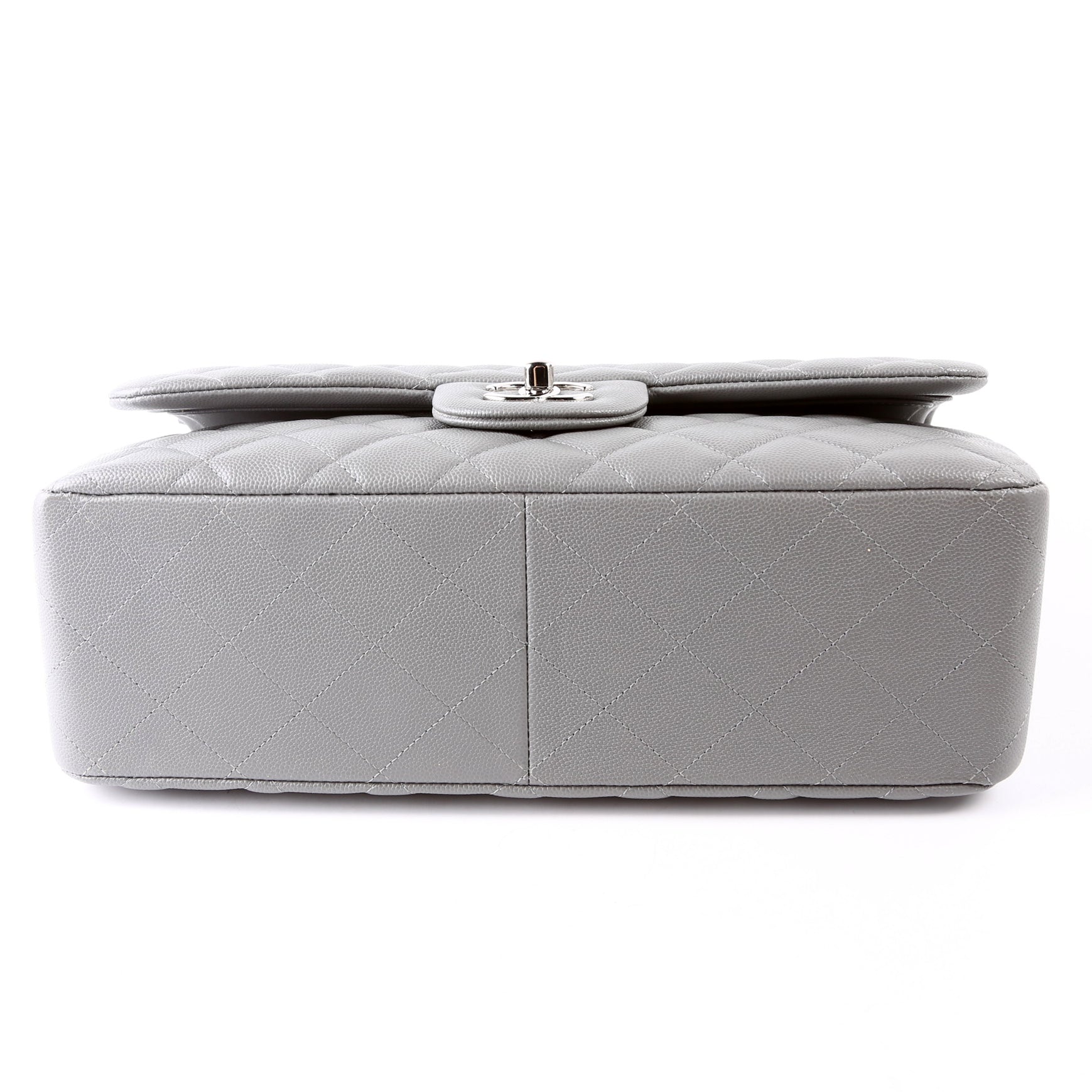 Classic Flap Jumbo Caviar 24M Grey
