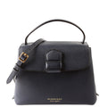 Camberley House Check/Leather Top Handle 4061174 Navy/Brown