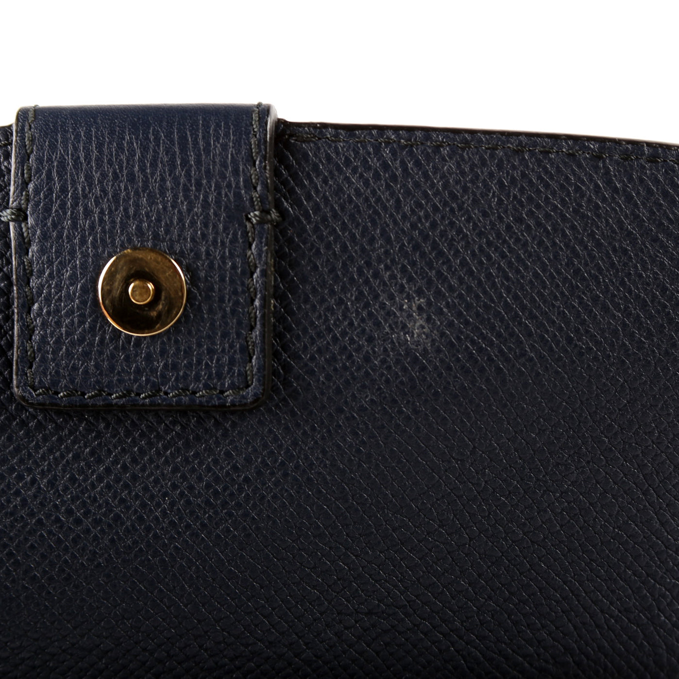 Camberley House Check/Leather Top Handle 4061174 Navy/Brown