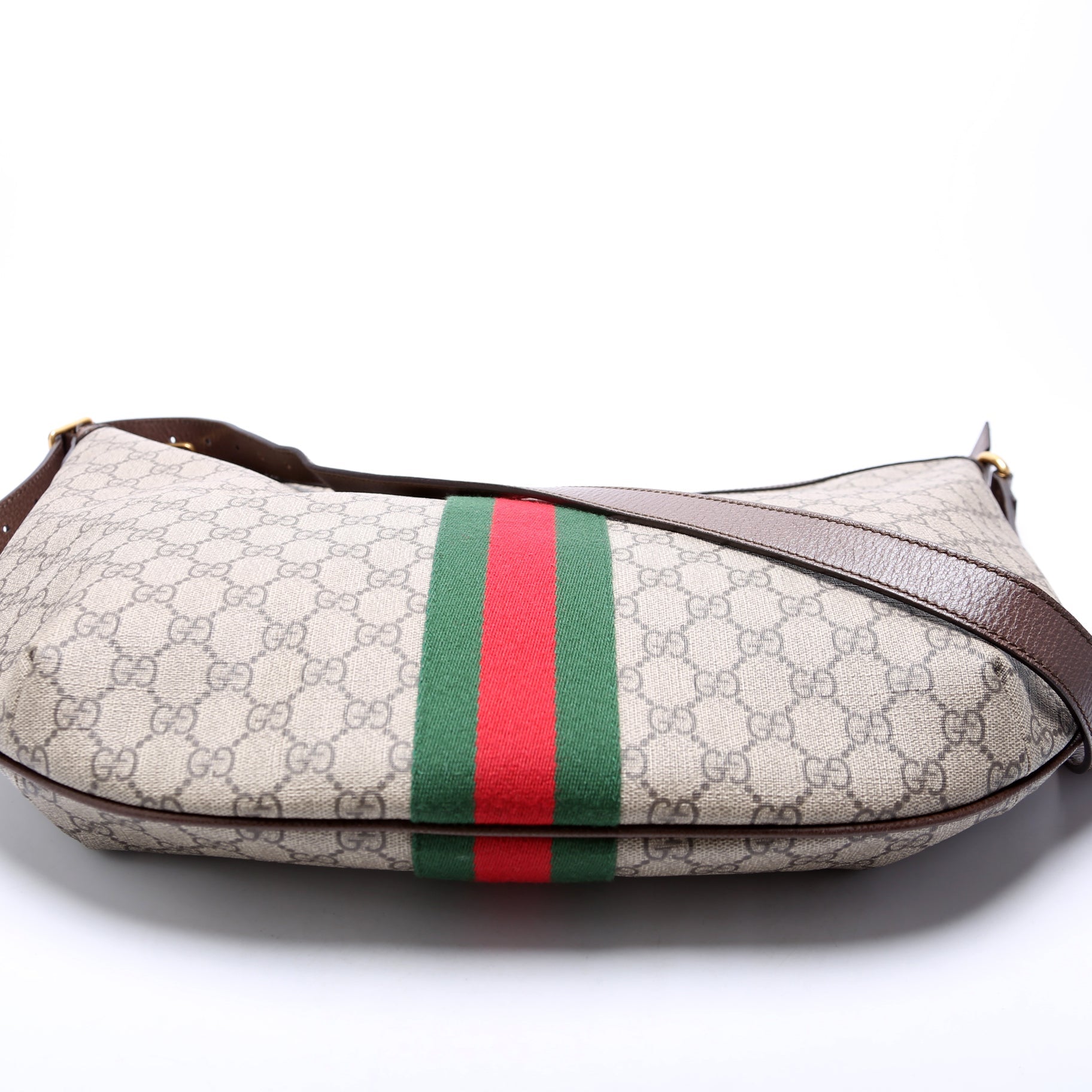 547939 Ophidia GG Supreme Half Moon Hobo Large