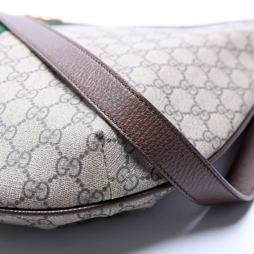 547939 Ophidia GG Supreme Half Moon Hobo Large