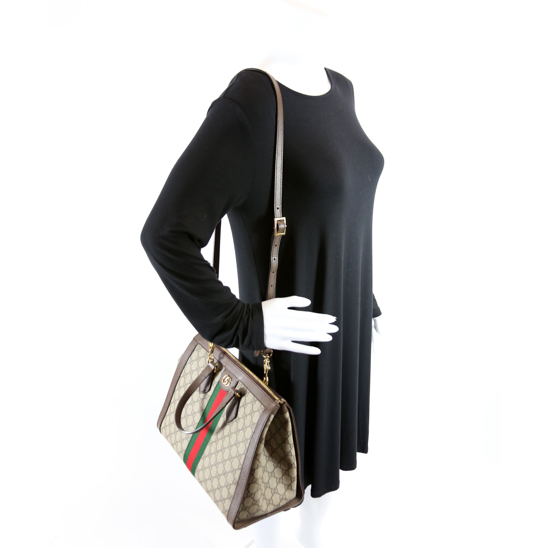 524537 Ophidia GG Medium Tote