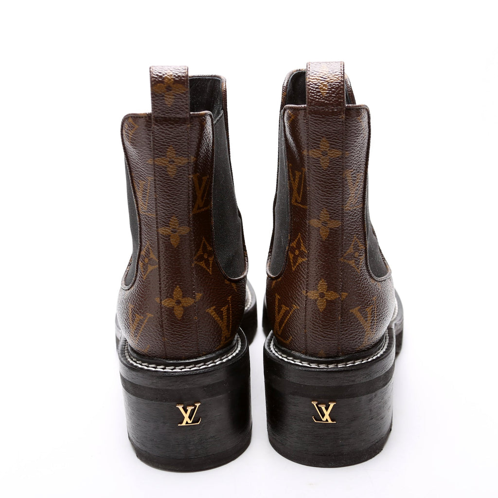Beaubourg Monogram Ankle Boots Size 38.5