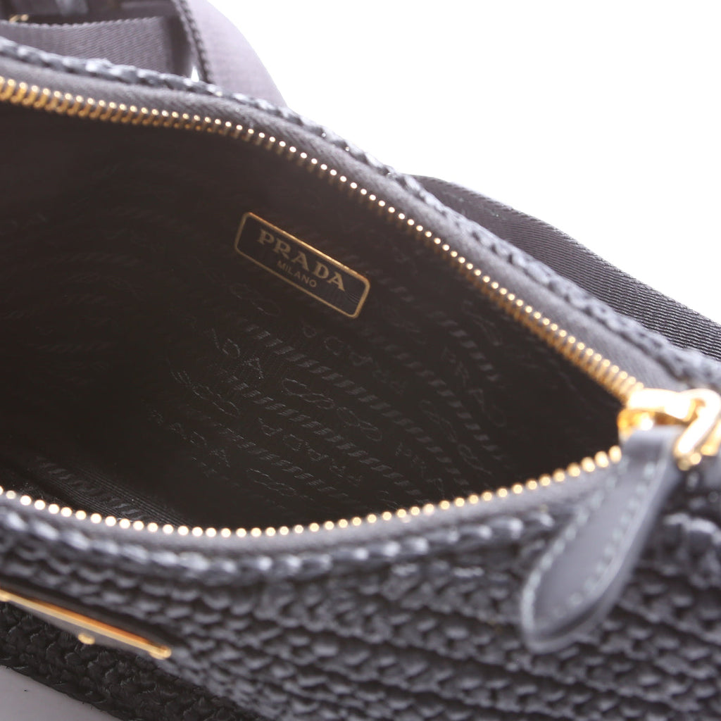 1BH204 Raffia Re-Edition 2005 Shoulder Bag