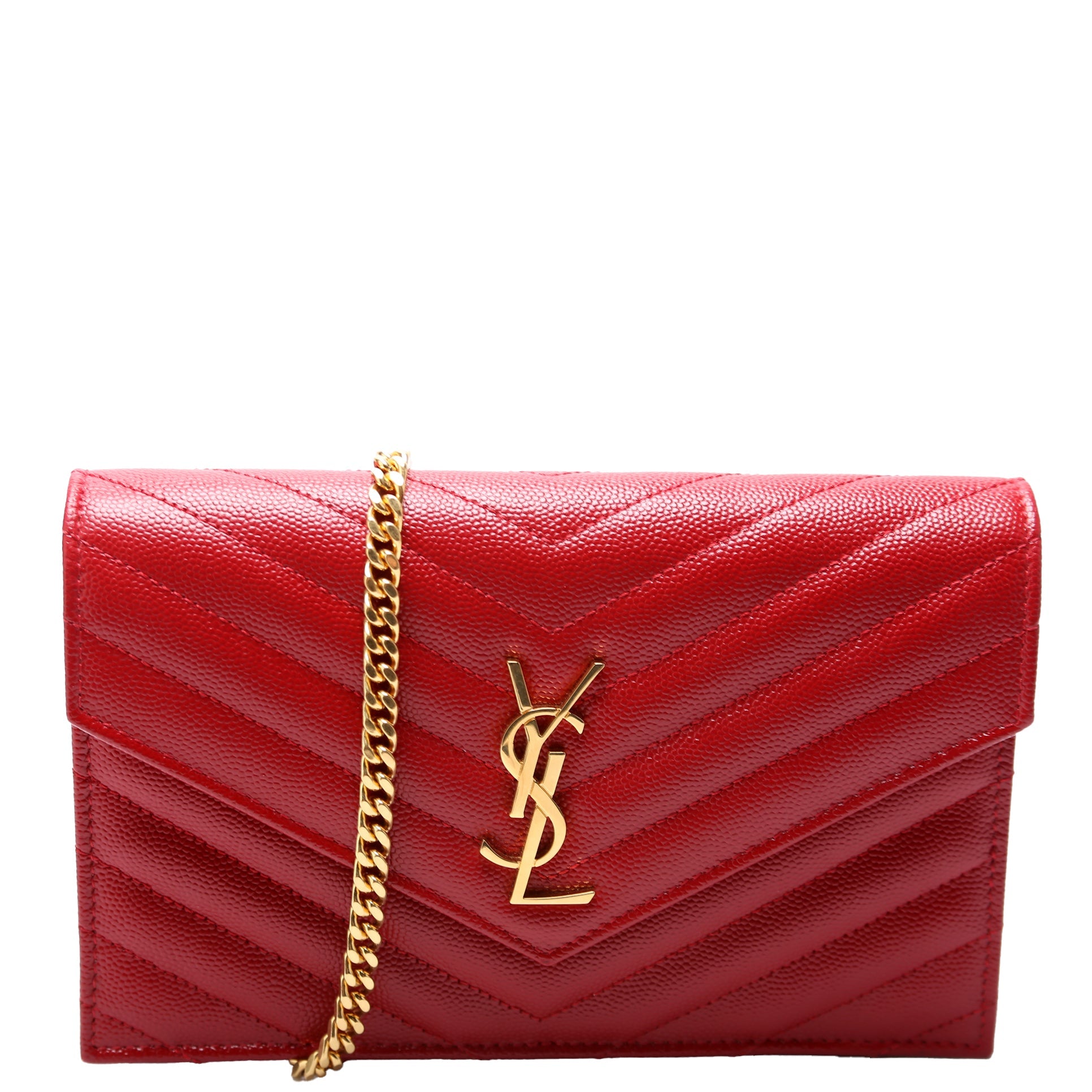Envelope Chain Wallet Red