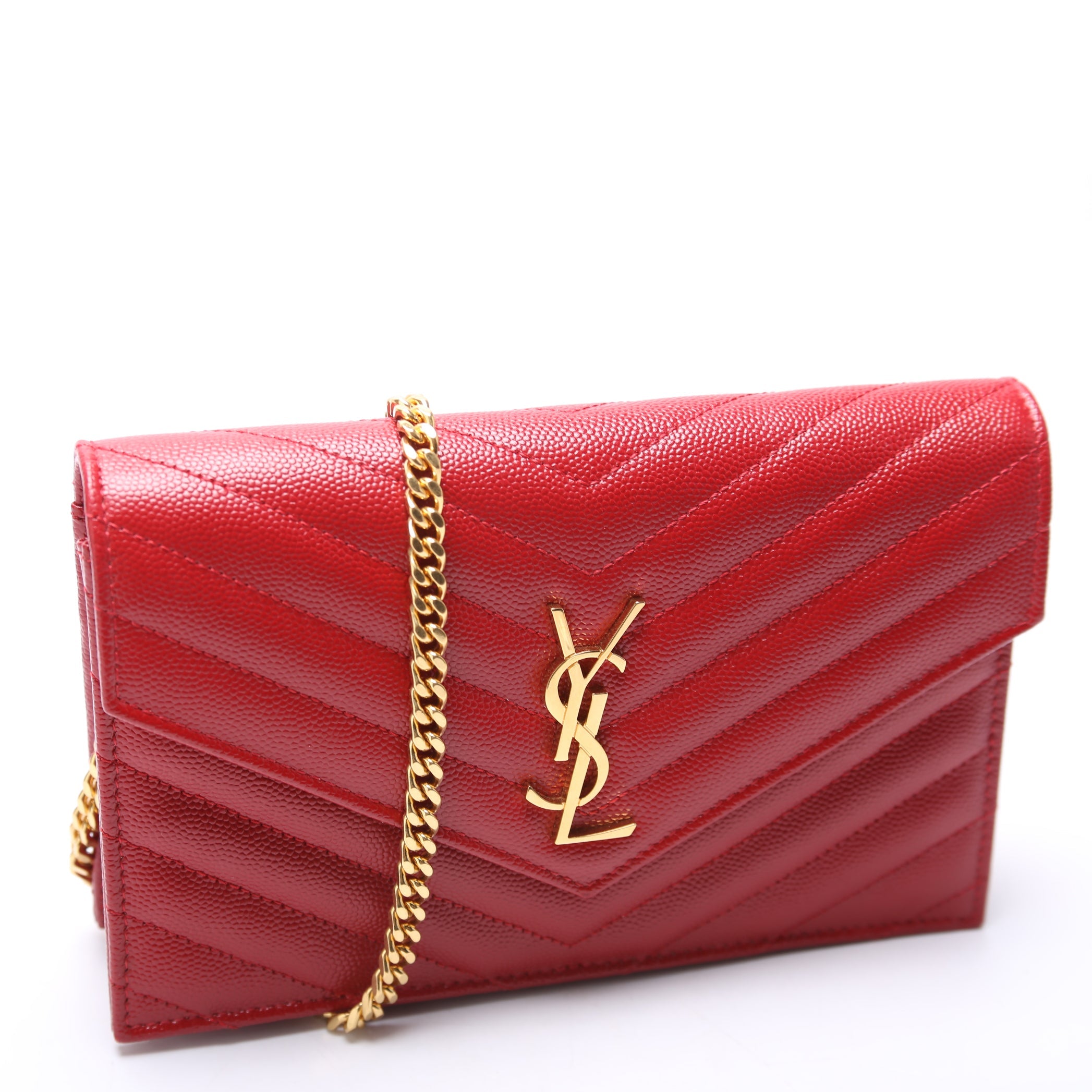 Envelope Chain Wallet Red