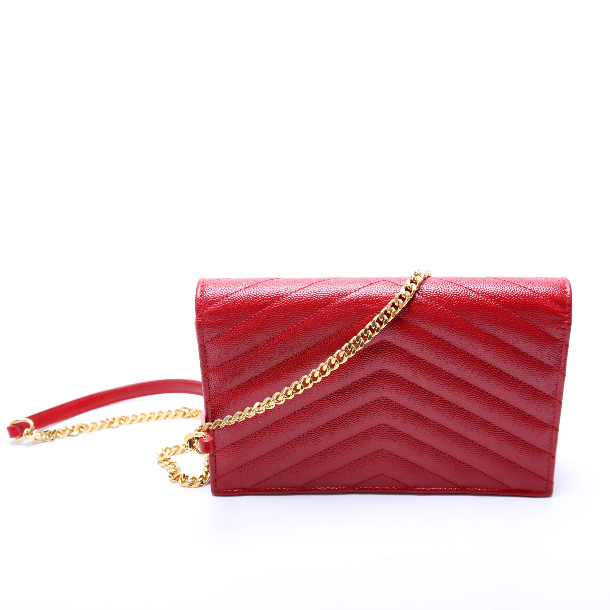 Envelope Chain Wallet Red