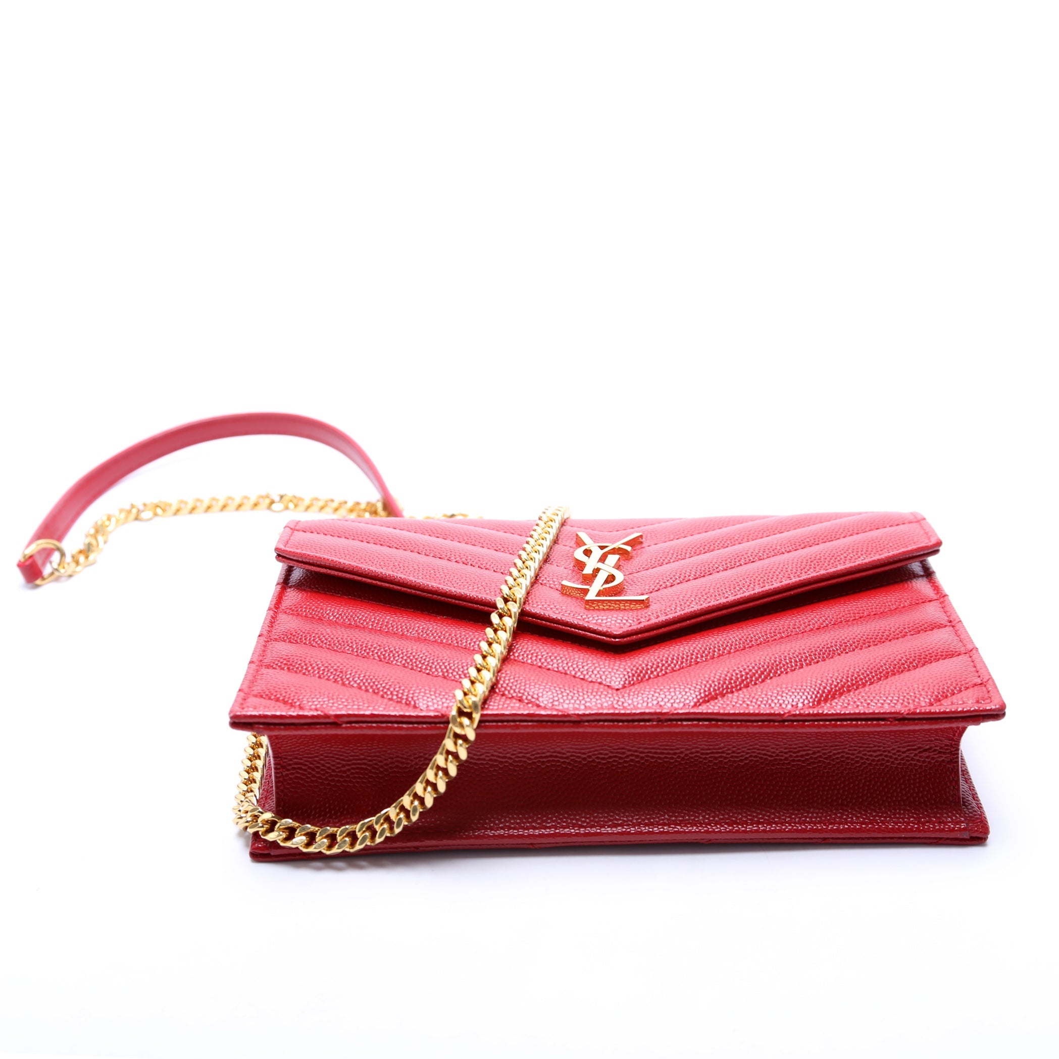 Envelope Chain Wallet Red