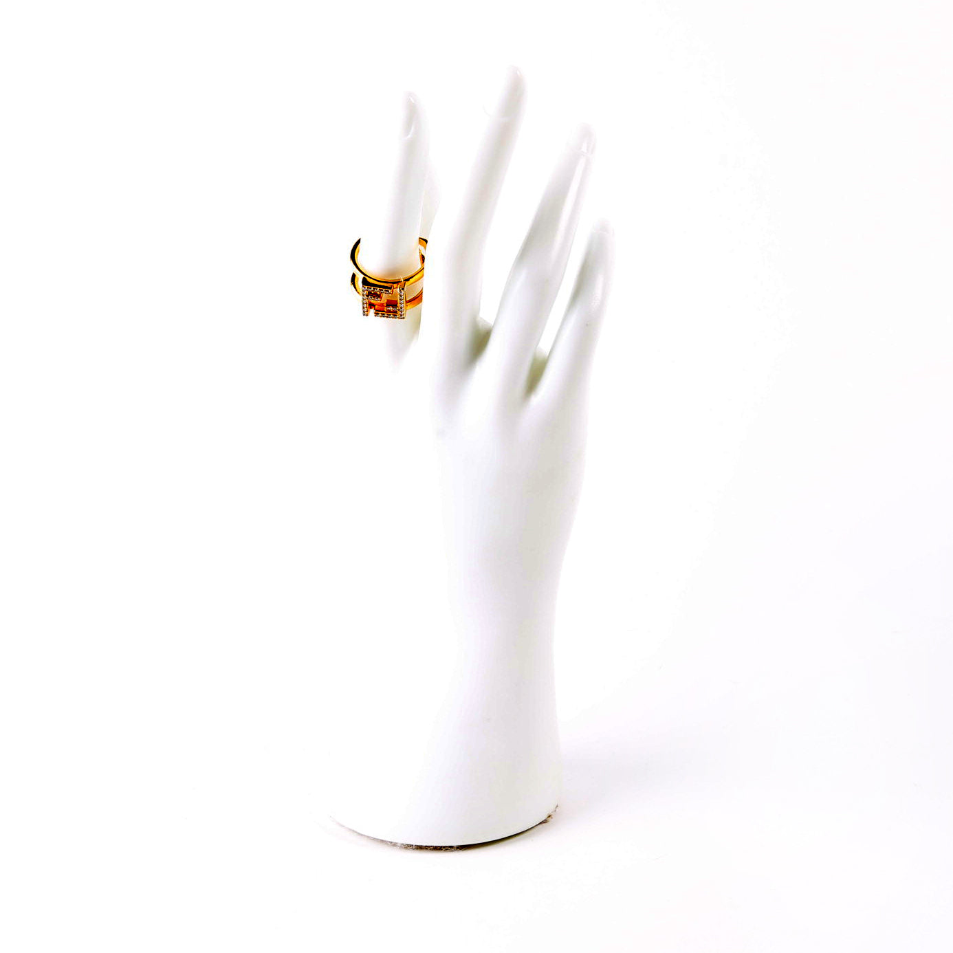 Crystal FF Ring Size 7.5 Gold