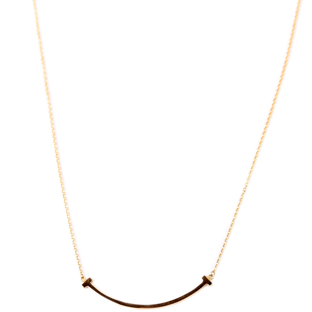 T Smile Small Necklace 750