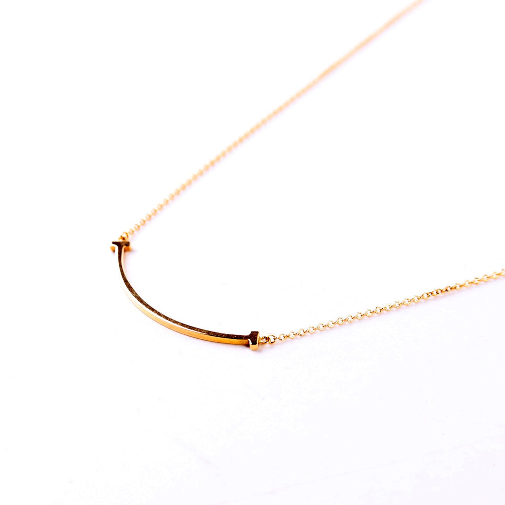 T Smile Small Necklace 750