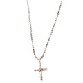 Petite X Cross Necklace 925/585