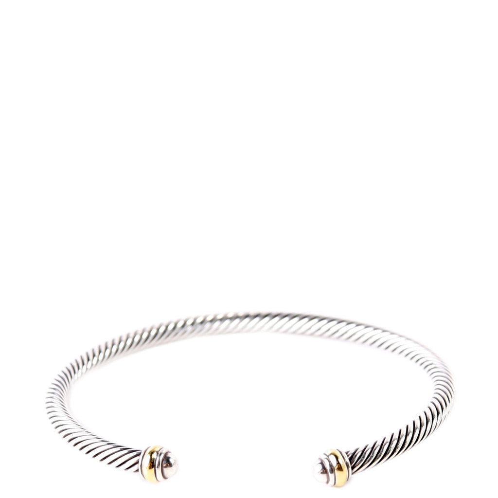 Classic Cable 4MM Bracelet 925/750