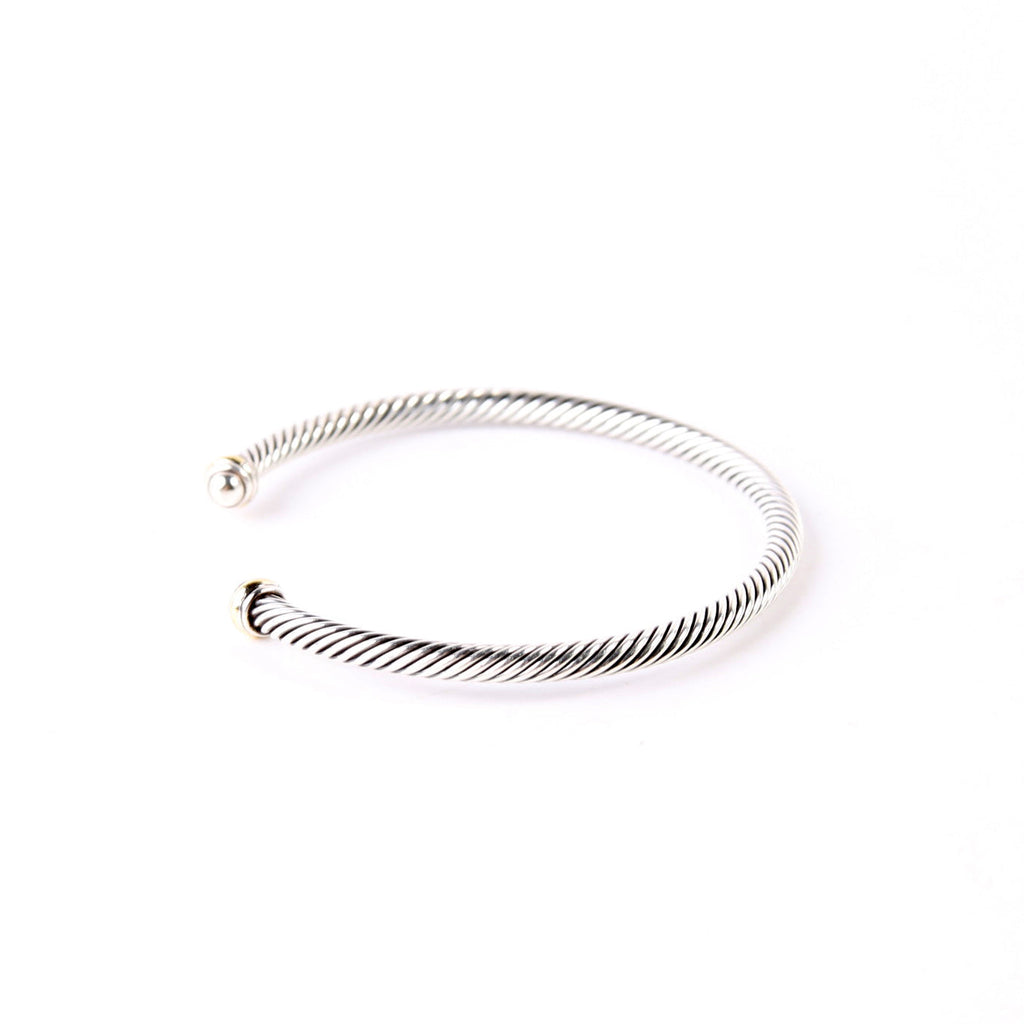Classic Cable 4MM Bracelet 925/750