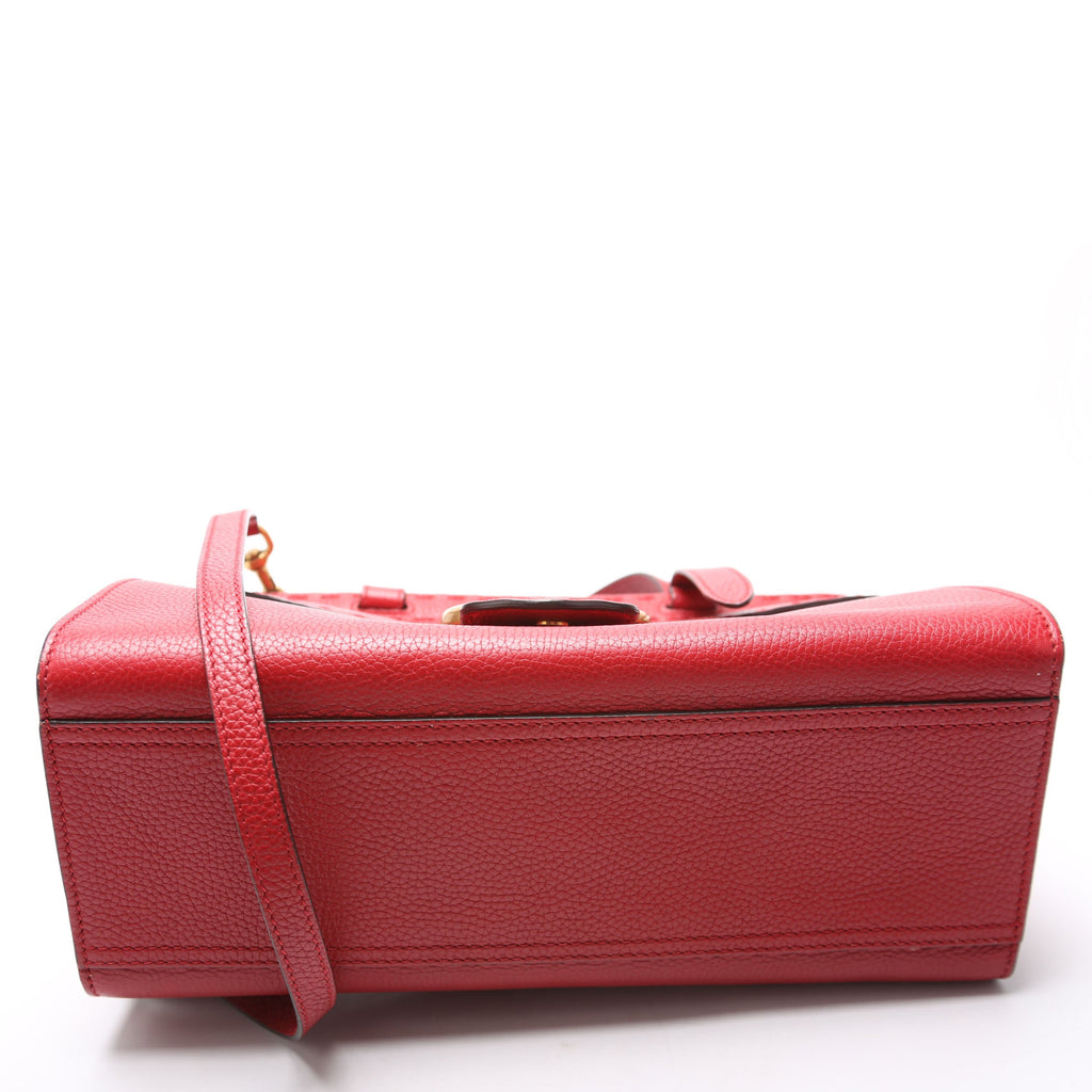 421890 Marmont Top Handle Small Red