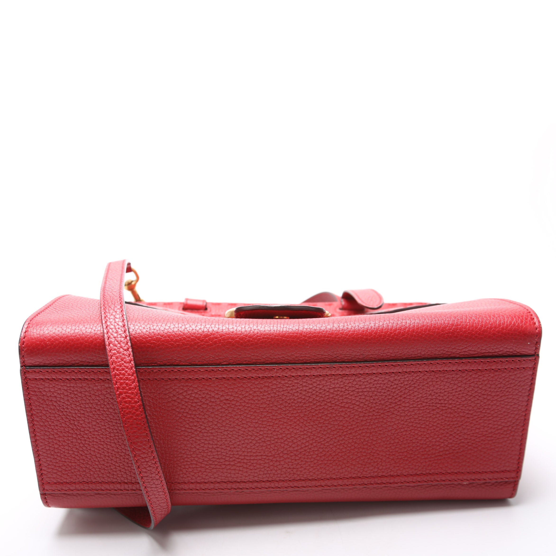 421890 Marmont Top Handle Small Red
