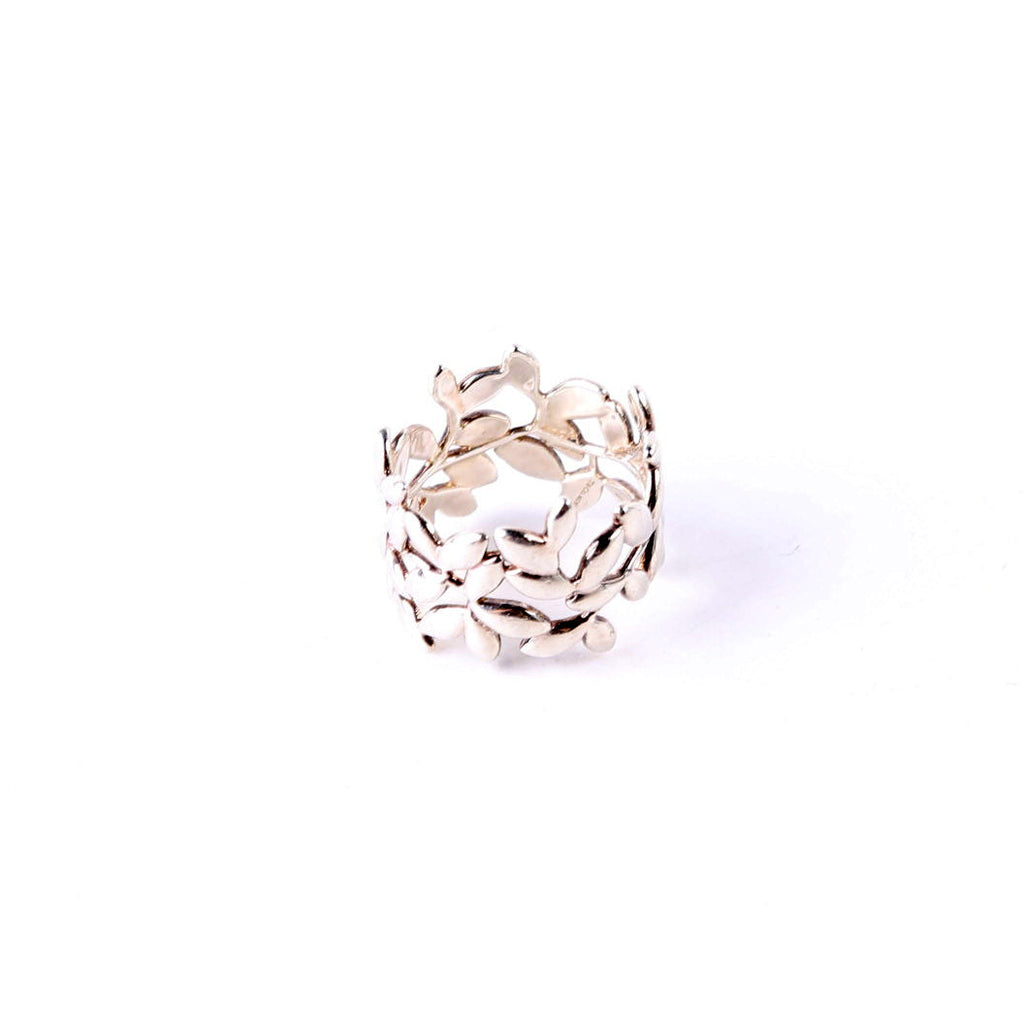 Paloma Picasso Olive Leaf Band Ring 925 Size 8