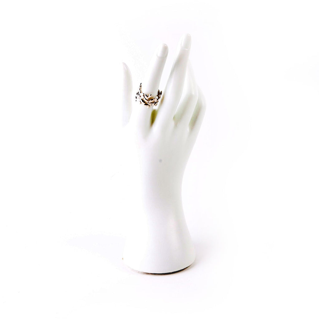 Paloma Picasso Olive Leaf Band Ring 925 Size 8