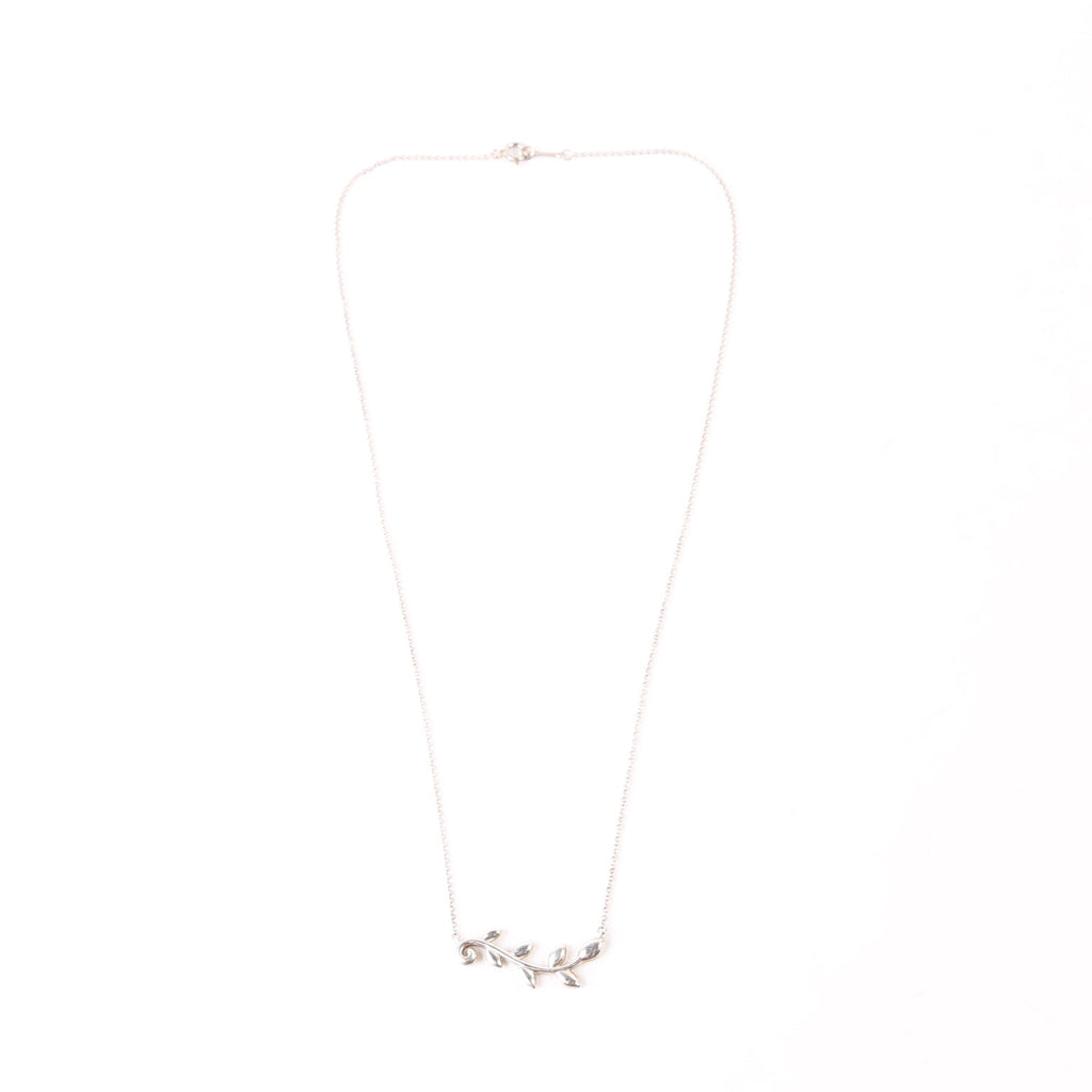 Paloma Olive Leaf Vine Necklace 925