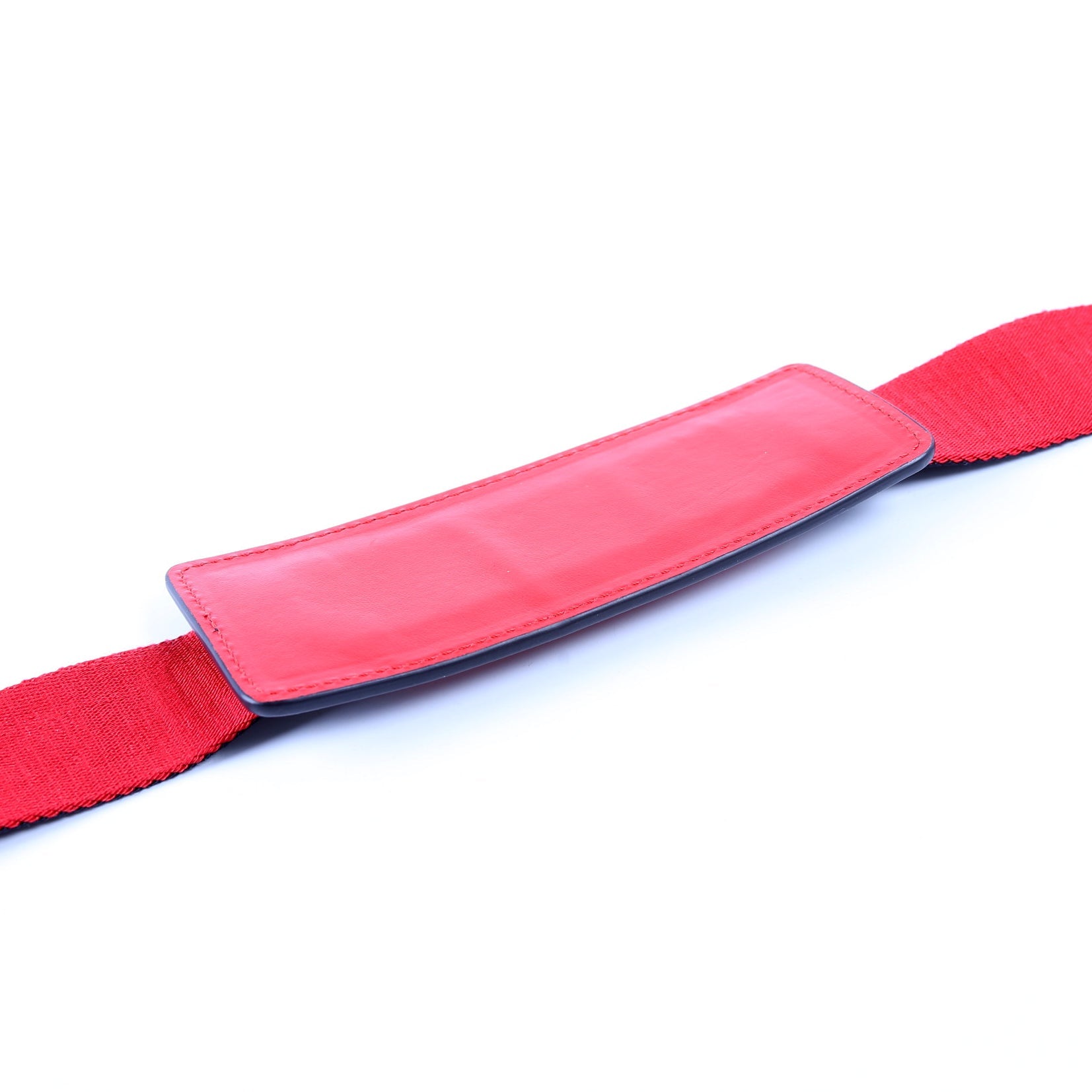 Nylon Logo Adjustable Strap Black/Red