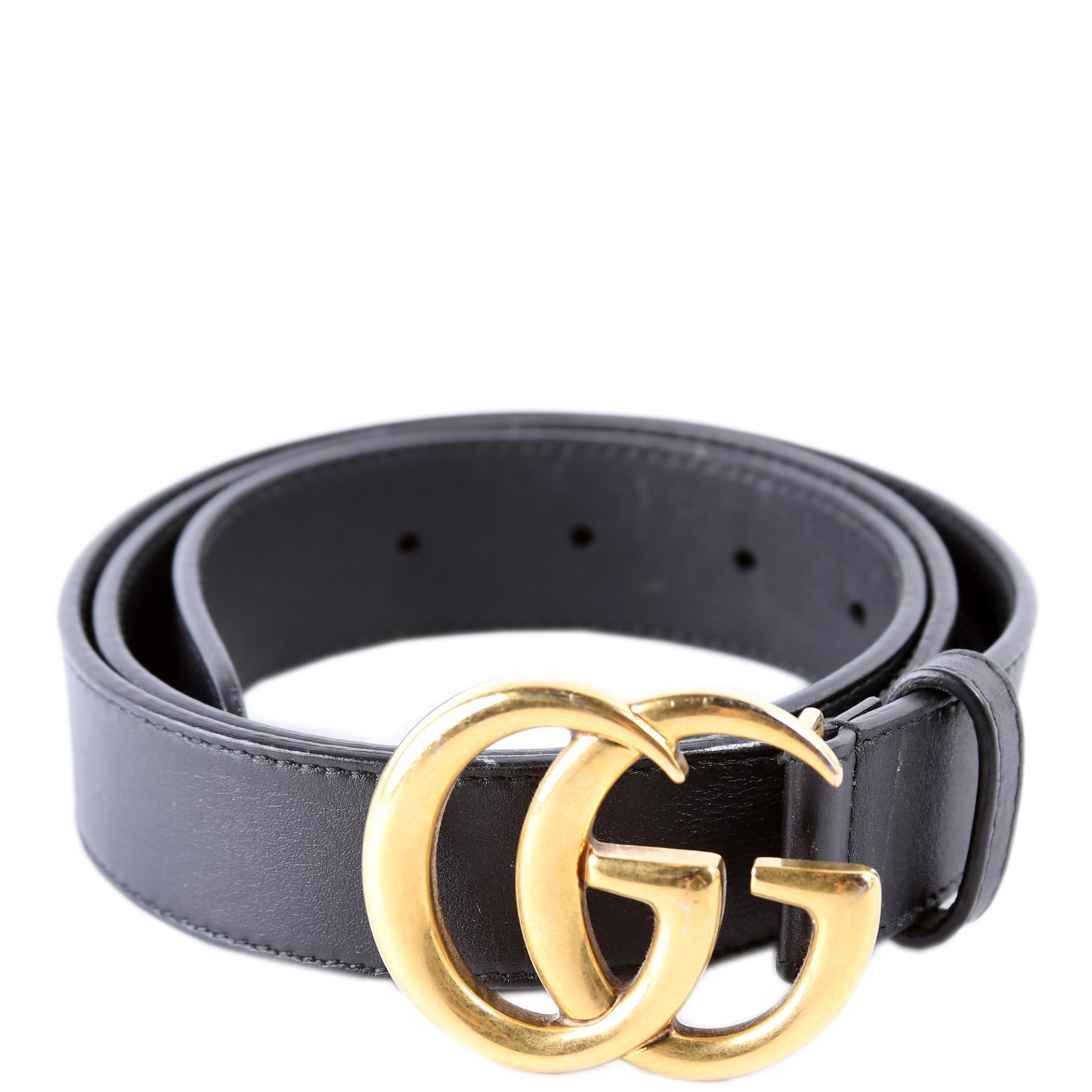 414516 GG Marmont Belt Size 85/34 Black