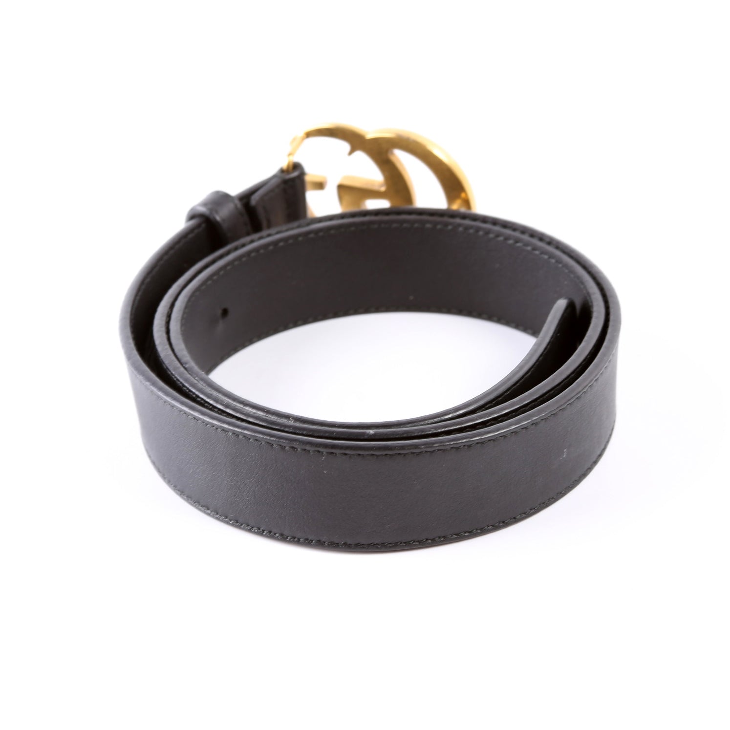 414516 GG Marmont Belt Size 85/34 Black
