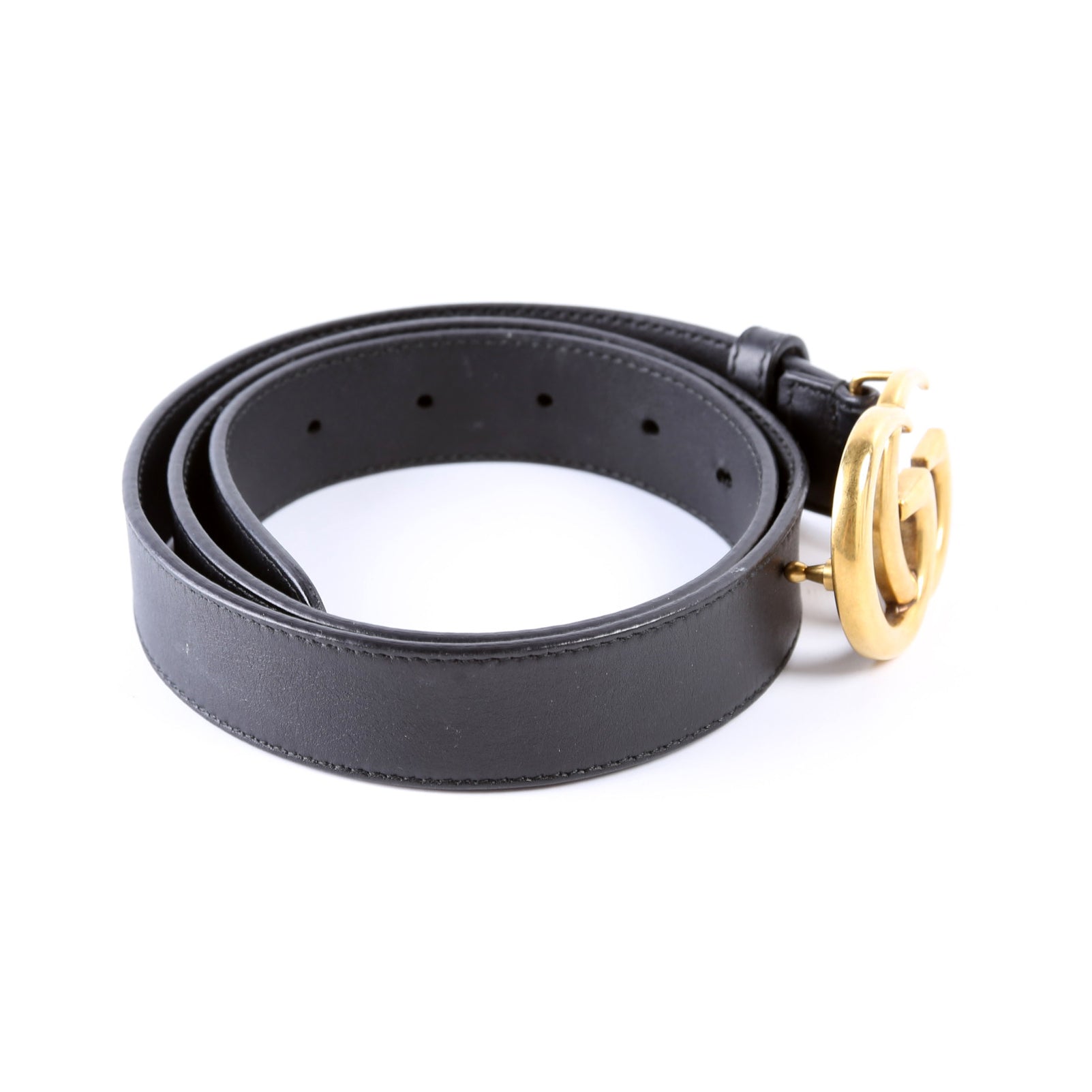 414516 GG Marmont Belt Size 85/34 Black