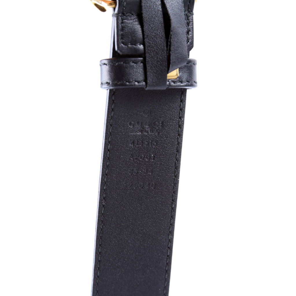 414516 GG Marmont Belt Size 85/34 Black