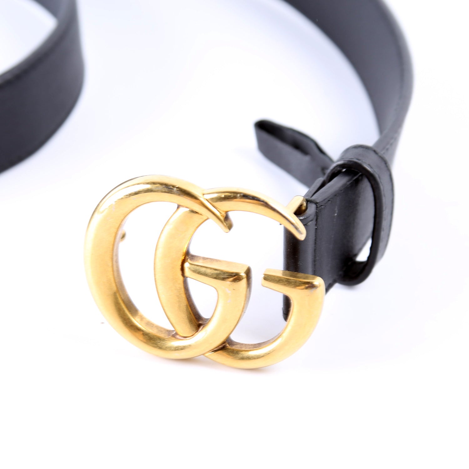 414516 GG Marmont Belt Size 85/34 Black