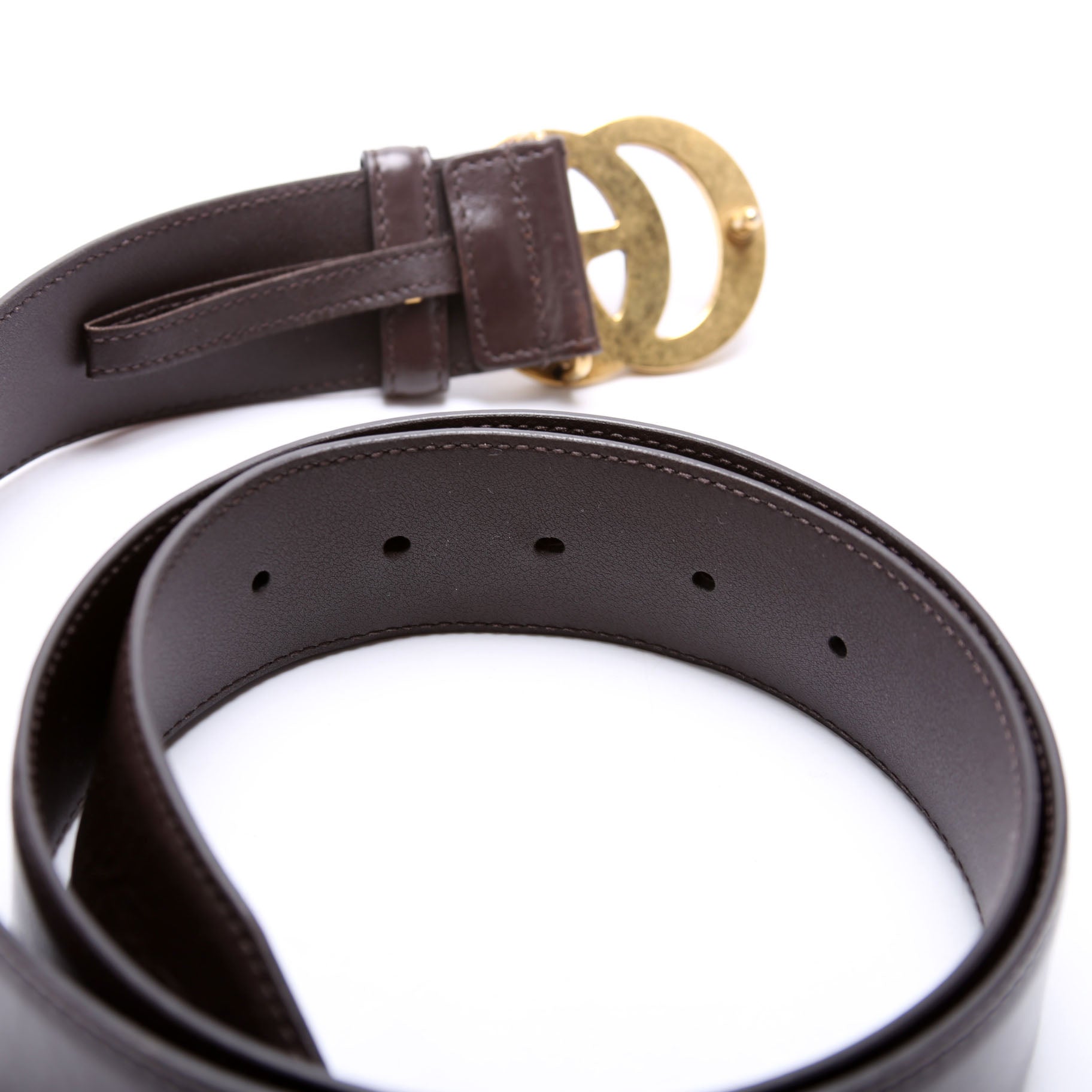 795526 GG Marmont Belt Size 100/40 Brown