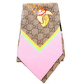 Gucci X Bananya Bandeau Silk Scarf Pink