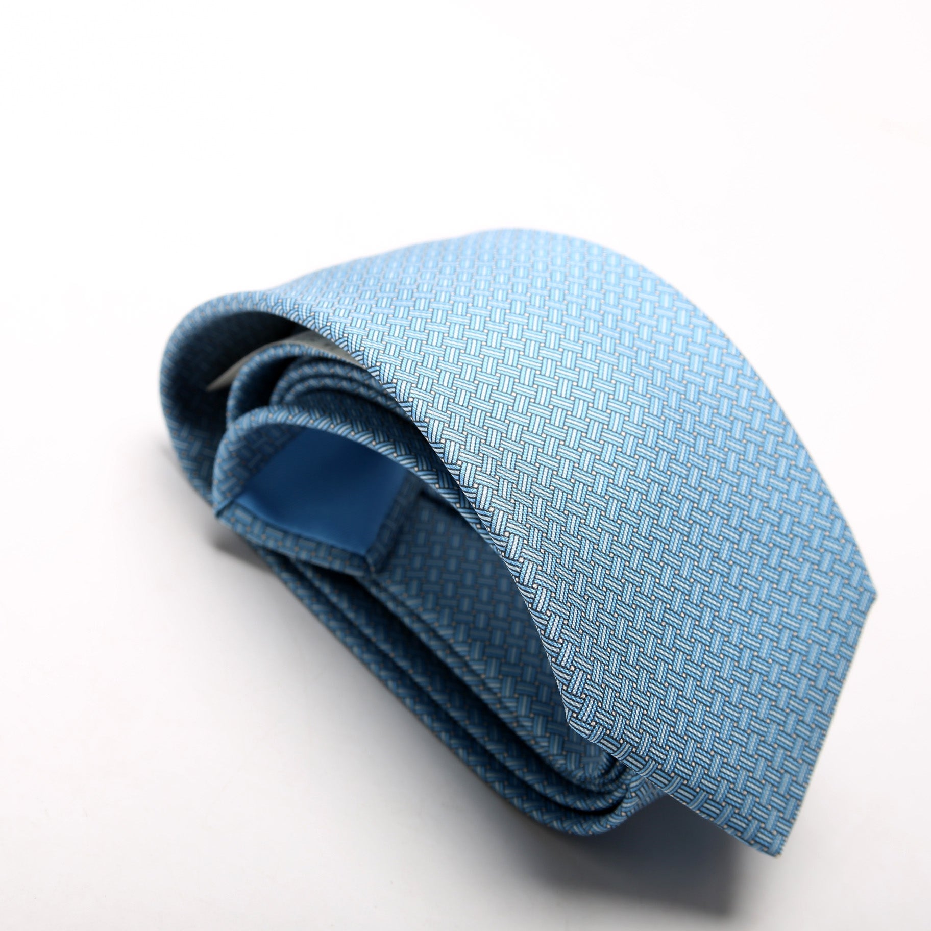 Tie: Cravate Twill Blue