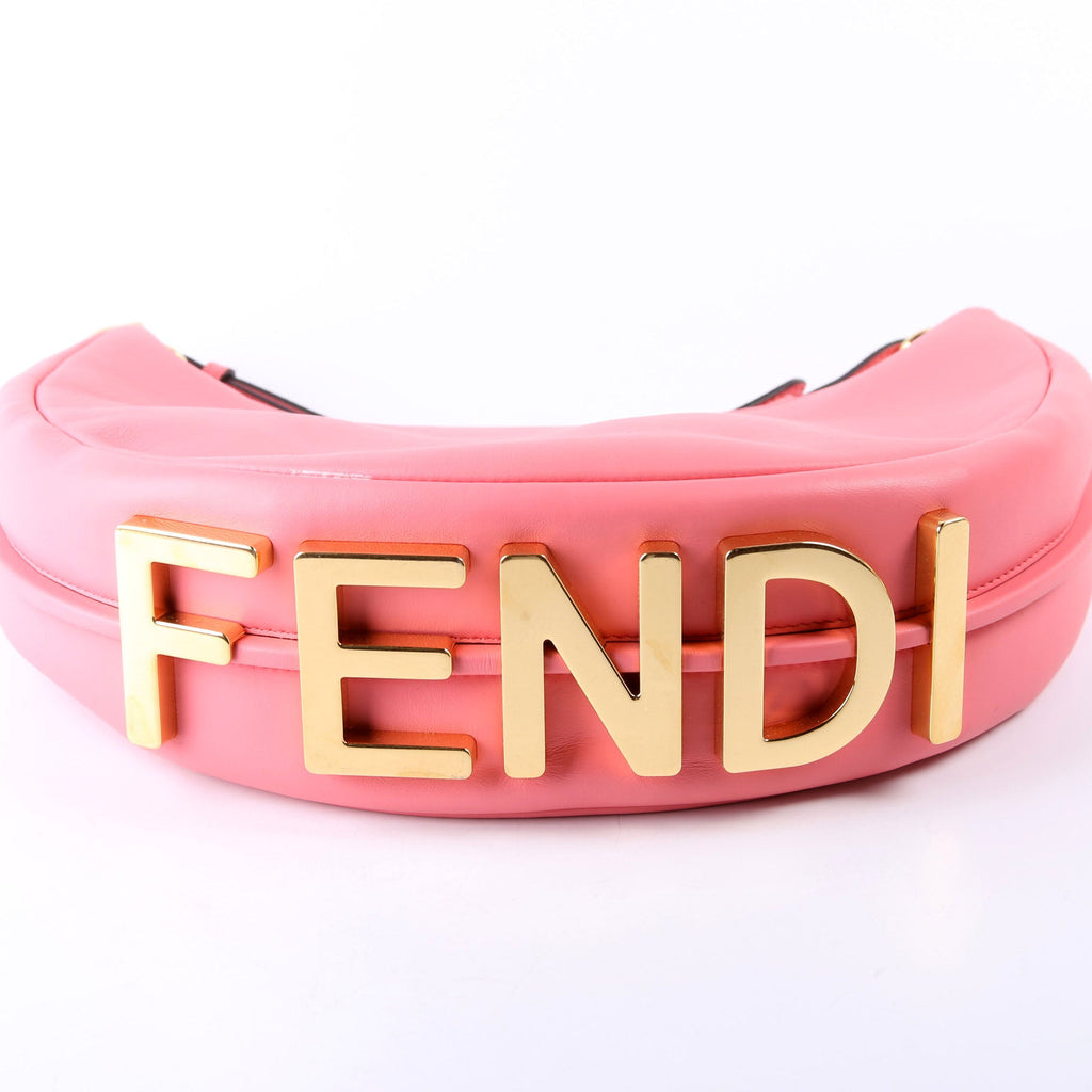Fendigraphy Small Hobo Pink