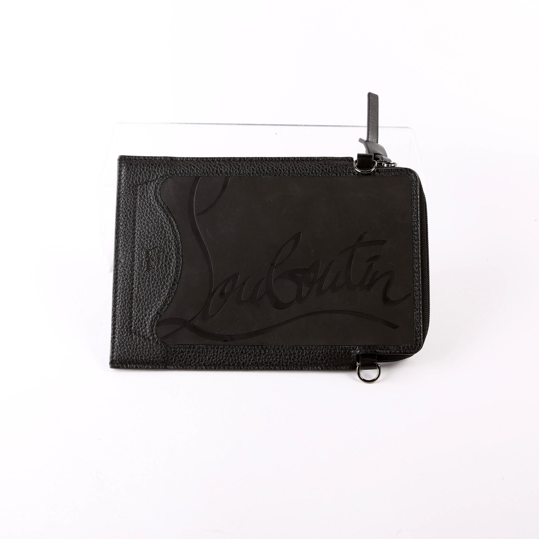 Loubilab Rubber Logo Phone Pouch Crossbody Black