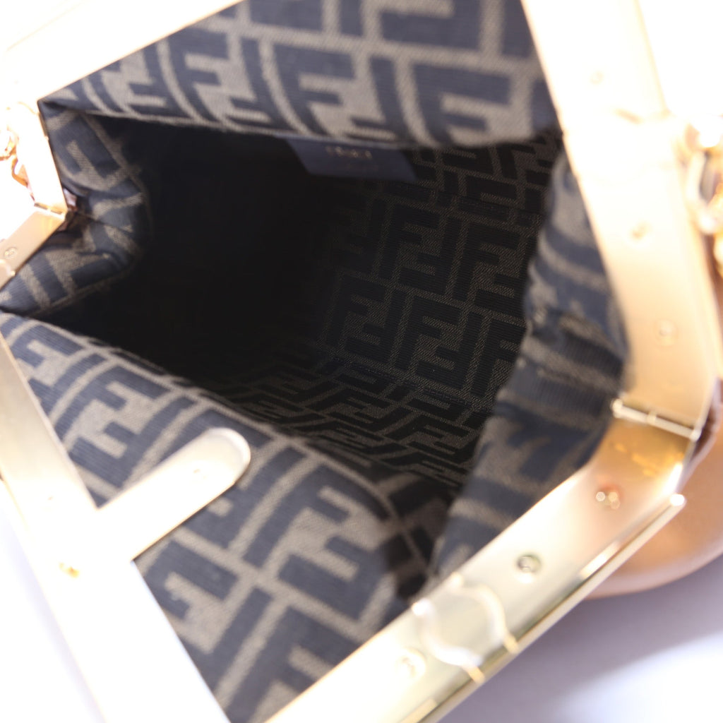 First Medium Leather Shoulder Bag Brown