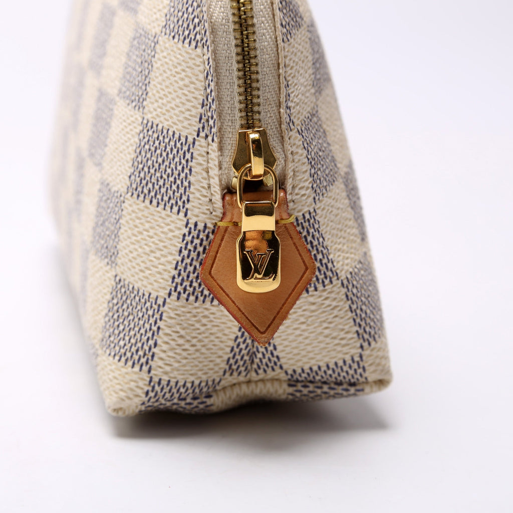 Cosmetic Pouch PM Damier Azur