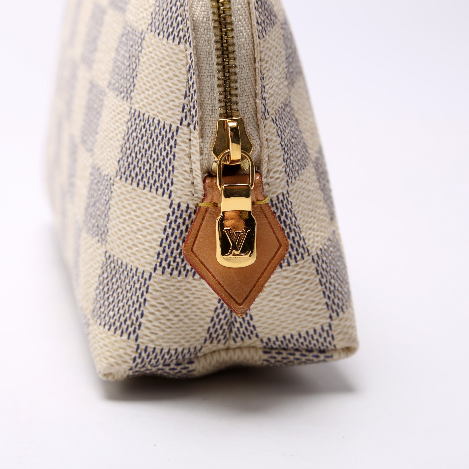 Cosmetic Pouch PM Damier Azur