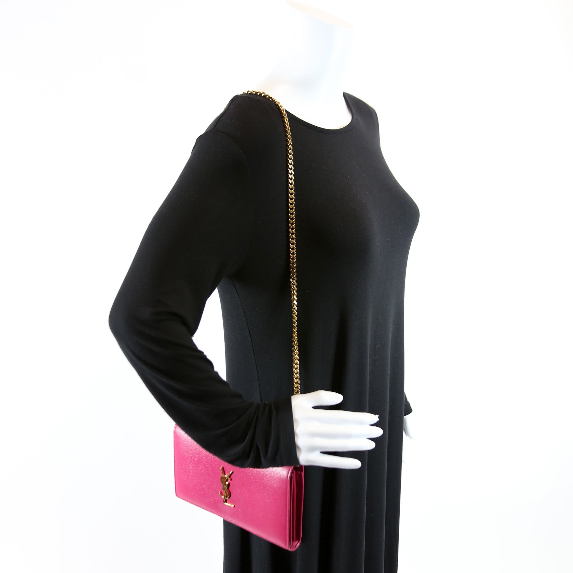 Kate Chain Wallet Pink