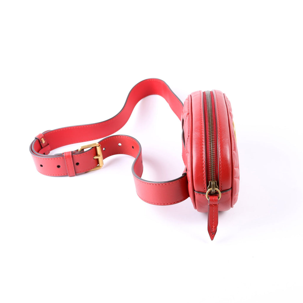 Gucci Marmont Belt Bag Red