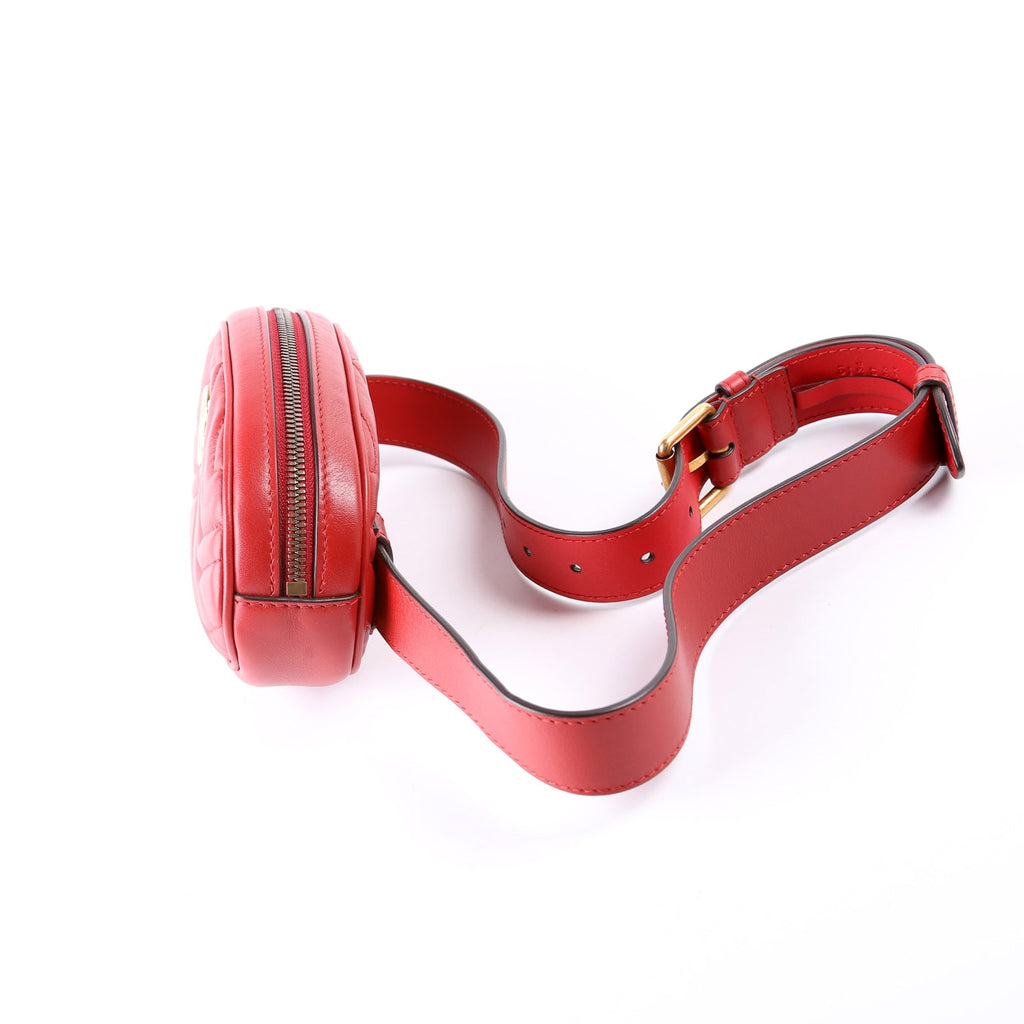 Gucci Marmont Belt Bag Red